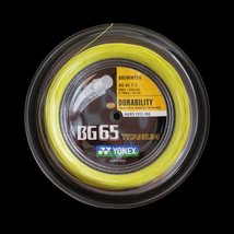 YONEX BG65 Titanium Geel 200 METER YONEX BG65 Titanium Geel 200 METER