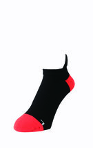YONEX LOW CUT SOCK 19136EX BLACK/RED