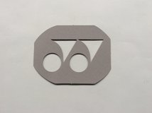 LOGO STENCILCARD BADMINTON KARTON LOGO STENCILCARD BADMINTON KARTON